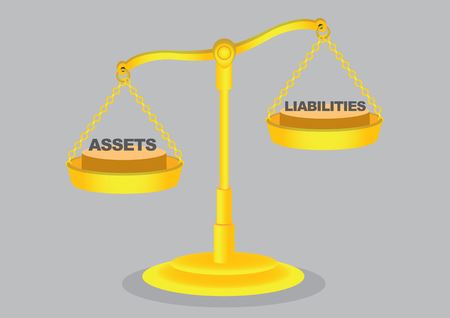 assets and liabilities clipart of children